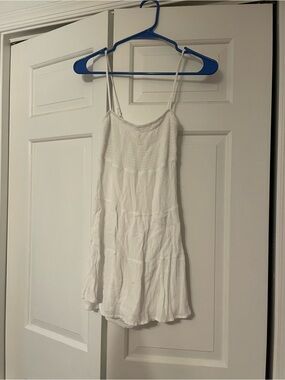PacSun White Spaghetti Strap Sundress